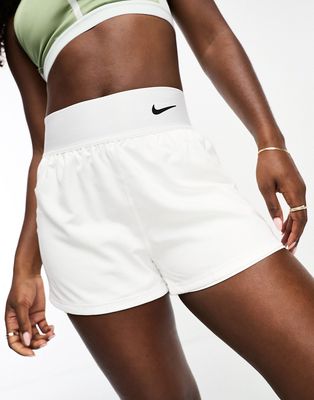 Nike Tennis Dri-Fit Advantage shorts in white