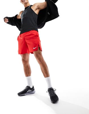 Nike Tennis Dri-FIT Victory 7 inch shorts in red