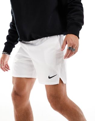 Nike Tennis Dri-FIT Victory 7 inch shorts in white
