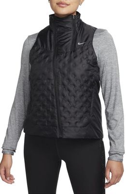Nike Therma-FIT AeroLoft Water-Repellent Down Vest in Black