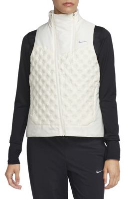 Nike Therma-FIT AeroLoft Water-Repellent Down Vest in Pale Ivory