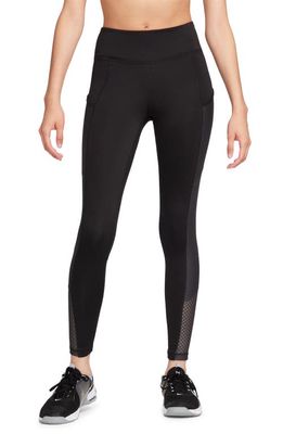 Nike Therma-FIT One Pocket Training Leggings in Black/Anthracite