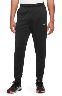 Nike Therma-FIT Tapered Training Pants in Black/Black/White