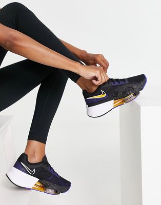 Nike Training Air Zoom SuperRep 3 sneakers in black-Gray