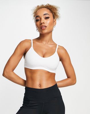 Nike Training Alate Minimalist bra in white