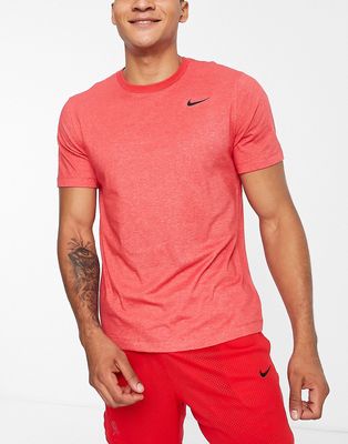 Nike Training Dri-FIT crew neck t-shirt in red