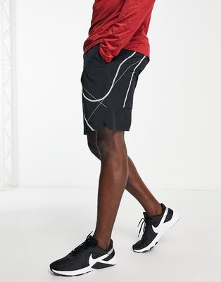 Nike Training Dri-FIT Flex 9 inch Short in black