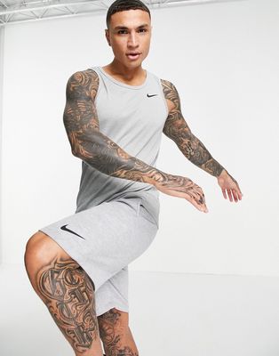 Nike Training Dri-FIT Legend tank in gray-Grey