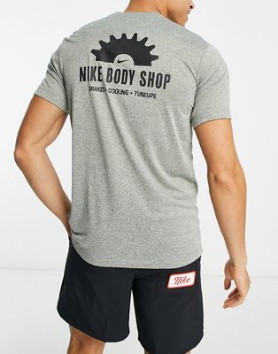 Nike Training Dri-FIT t-shirt in gray
