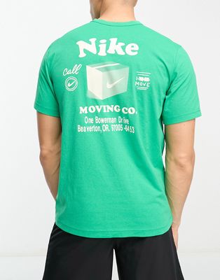 Nike Training Dri-FIT top in green