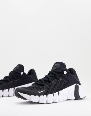 Nike Training Free Metcon 4 sneakers in black/white-Multi