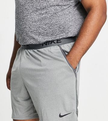 Nike Training Plus Hybrid veneer shorts in gray
