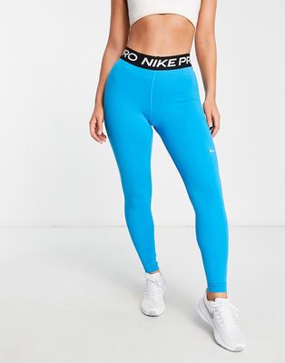 Nike Training Pro Dri-FIT 365 leggings in blue