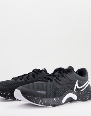 Nike Training Retaliation sneakers in black and white