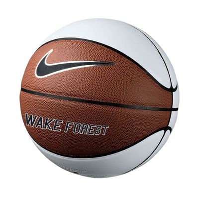 Nike Wake Forest Demon Deacons Autographic Basketball in Brown
