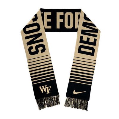 Nike Wake Forest Demon Deacons Space Force Rivalry Scarf in Black