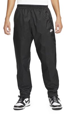 Nike Windrunner Woven Lined Pants in Black/Black/White