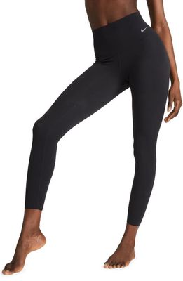 Nike Women's Zenvy Gentle Support High Waist 7/8 Leggings in Black/Black
