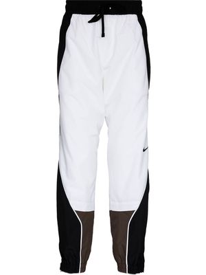 Nike x Acronym colour-block track pants - White