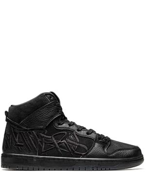 Nike x FAUST SB Dunk High sneakers - Black