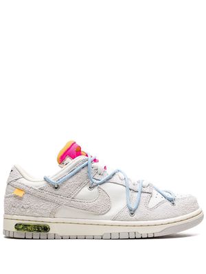 Nike X Off-White x Off-White Dunk Low "Lot 38" sneakers - SAIL/NEUTRAL GREY-PSYCHIC BLUE
