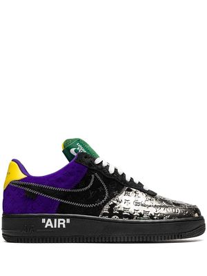 Nike x Virgil Abloh x Louis Vuitton Air Force 1 Low "Purple Dusk/Metallic Silver" sneakers - Black