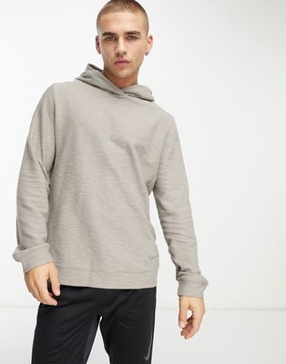Nike Yoga Dri-FIT hoodie in gray