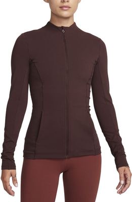 Nike Yoga Dri-FIT Luxe Fitted Jacket in Earth