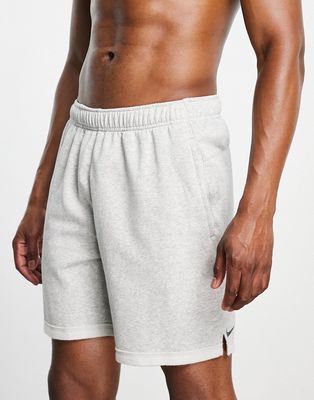 Nike Yoga Therma-FIT shorts in gray
