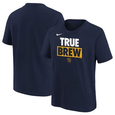 Nike Youth Navy Milwaukee Brewers Team Engineered T-Shirt
