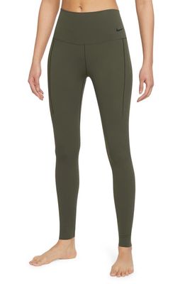 Nike Zenvy Dri-FIT High Waist Leggings in Cargo Khaki/Black