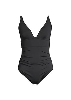 Niki V-Neck One-Piece Swimsuit