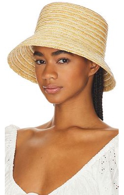 Nikki Beach Aria Hat in Neutral.