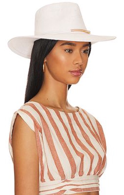 Nikki Beach Juliette Hat in White.