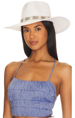 Nikki Beach Logan Hat in White.