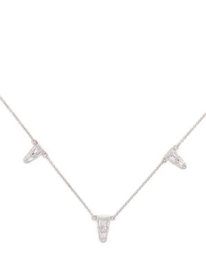 Nikos Koulis 18kt white gold Energy diamond necklace - Silver