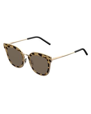 Niles Glittered Cat-Eye Sunglasses