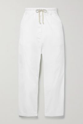 Nili Lotan - Casablanca Cropped Cotton-blend Twill Pants - White