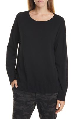 Nili Lotan Cashmere Boyfriend Sweater in Black