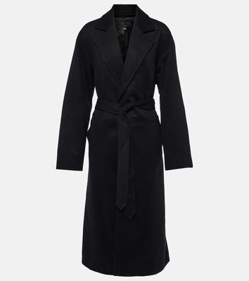 Nili Lotan Fabien wool and cashmere wrap coat