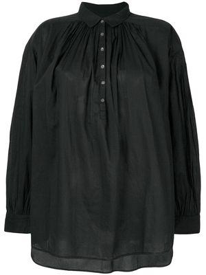 Nili Lotan henley blouse - Black
