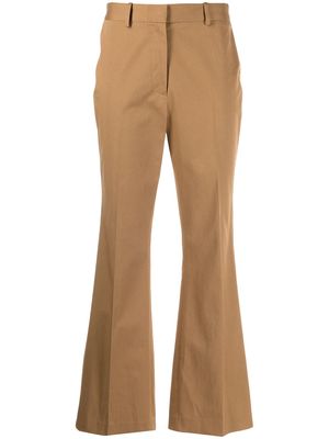 Nili Lotan high-waist wide-leg trousers - Brown
