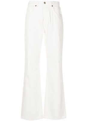 Nili Lotan Juliet bootcut high-waist jeans - White