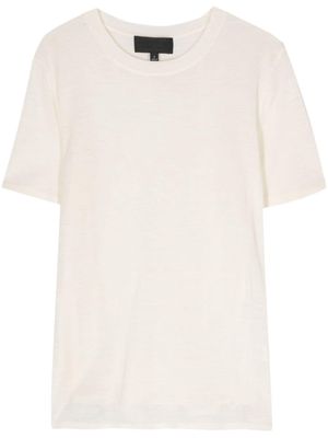 Nili Lotan Kimena fine-knit T-shirt - White
