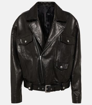 Nili Lotan Lenny leather biker jacket