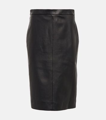 Nili Lotan Lianna leather skirt