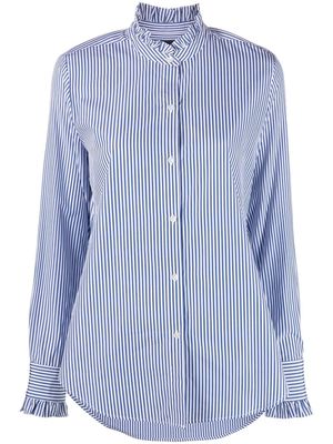 Nili Lotan long-sleeve cotton shirt - Blue