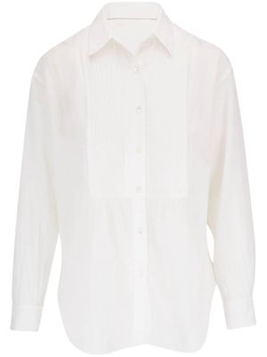 Nili Lotan long-sleeved cotton shirt - White
