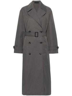 Nili Lotan Louis double-breasted belted trench coat - Grey