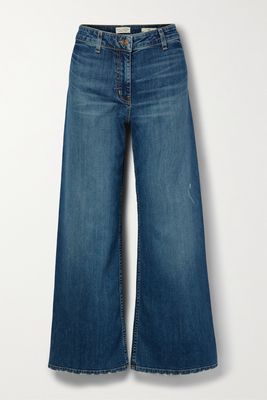 Nili Lotan - Megan High-rise Wide-leg Jeans - Blue
